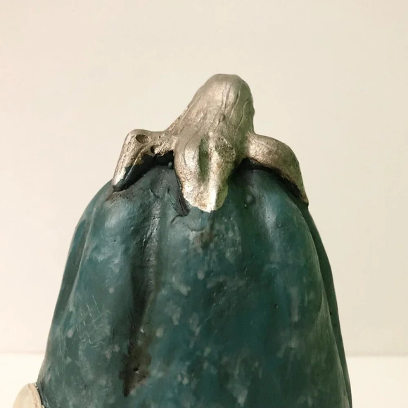 2012 Department 56 Green Steam Punk Pumpkin 10 inch Tall Dept 56 Halloween Decor - Picture 11 of 16